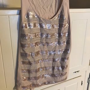 Express Sequined tank top